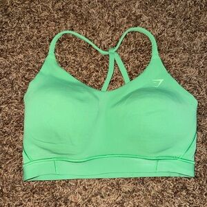 Gymshark Mint Green Strappy Back Sports Bra
